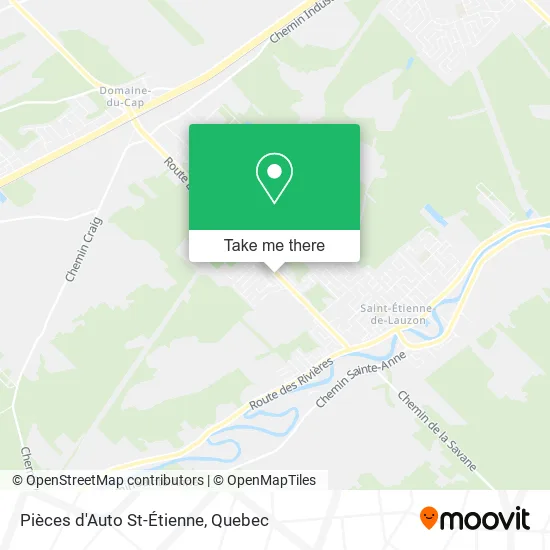 Pièces d'Auto St-Étienne map