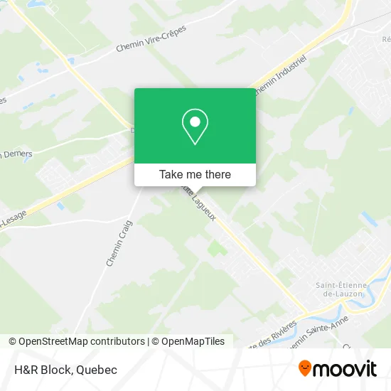 H&R Block map