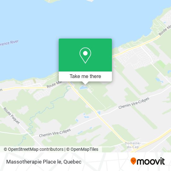 Massotherapie Place le map