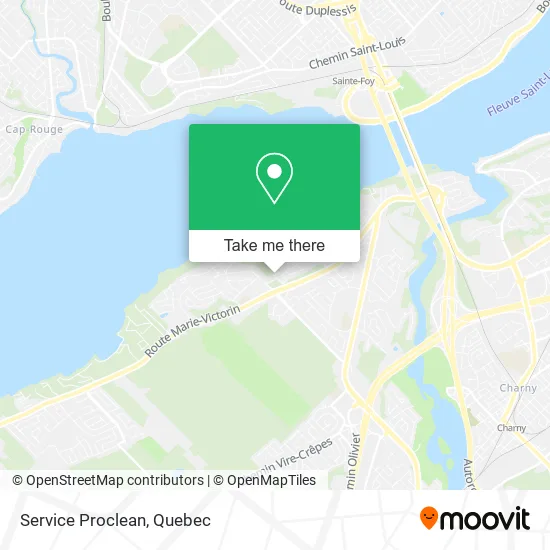 Service Proclean map
