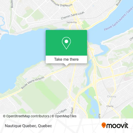 Nautique Quebec map