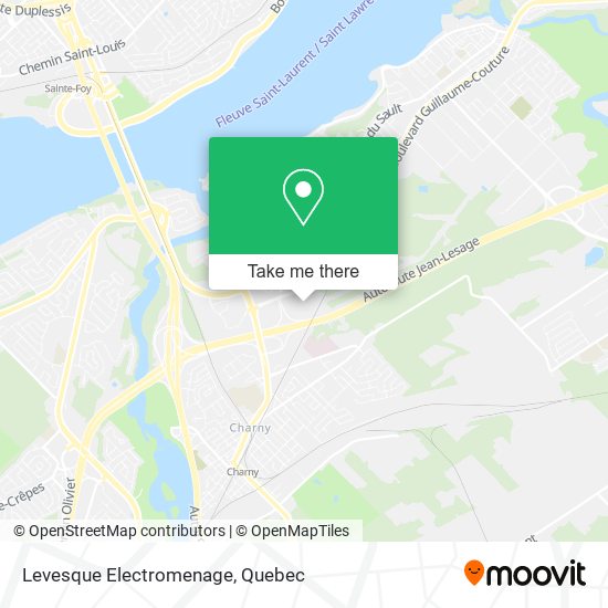 Levesque Electromenage map
