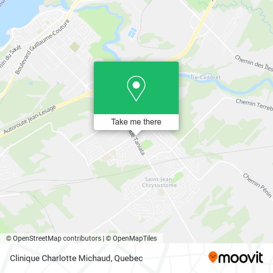 Clinique Charlotte Michaud map