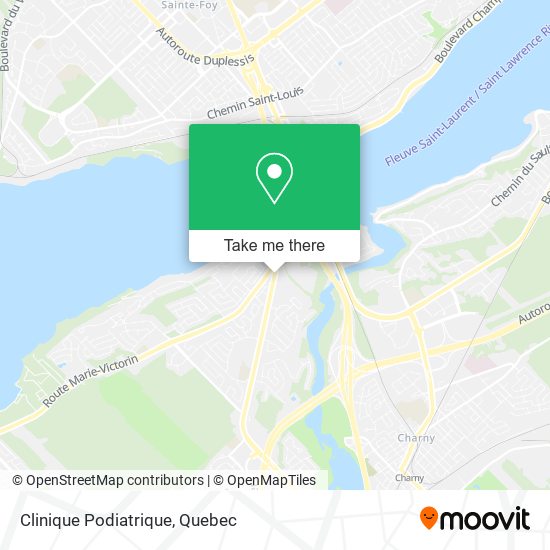 Clinique Podiatrique map