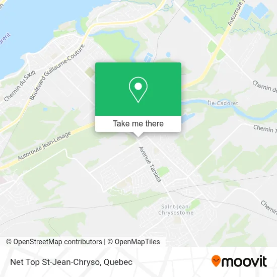 Net Top St-Jean-Chryso map