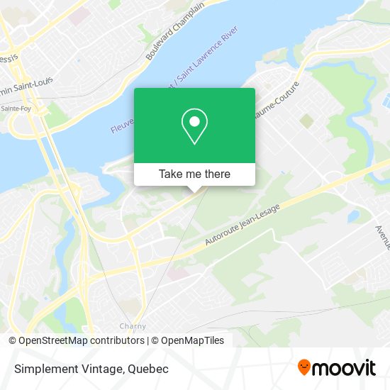 Simplement Vintage map