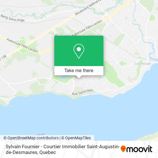 Sylvain Fournier - Courtier Immobilier Saint-Augustin-de-Desmaures map