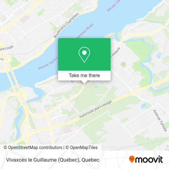 Vivaxcès le Guillaume (Québec) map