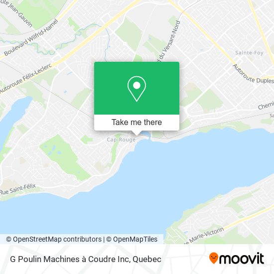 G Poulin Machines à Coudre Inc map