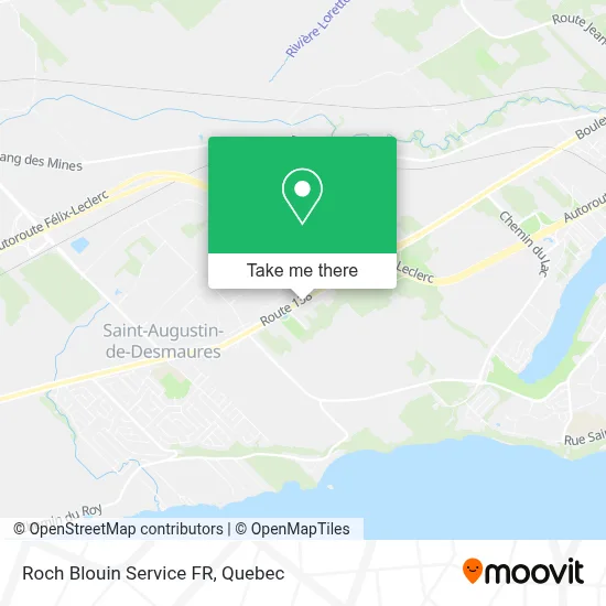 Roch Blouin Service FR map