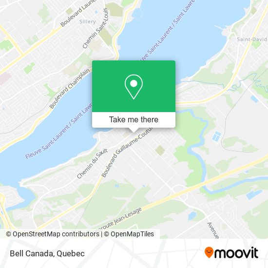 Bell Canada map