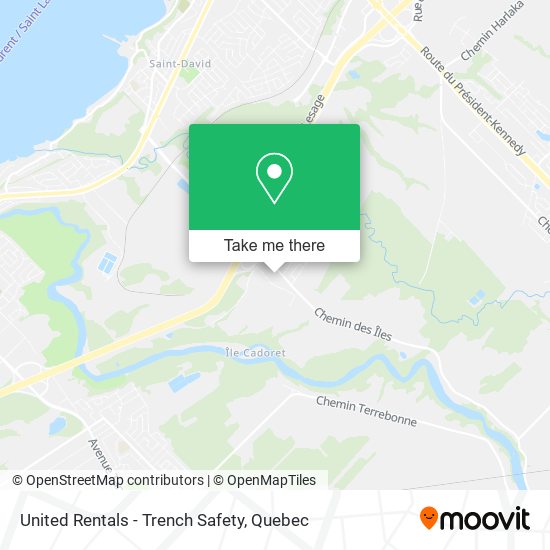 United Rentals - Trench Safety map