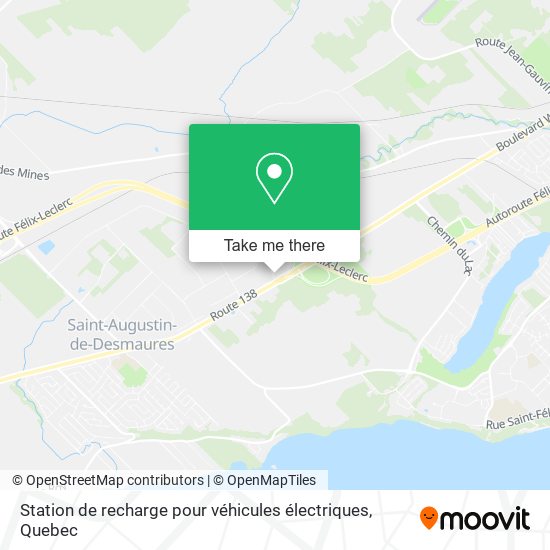 Station de recharge pour véhicules électriques map