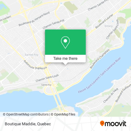 Boutique Maddie map
