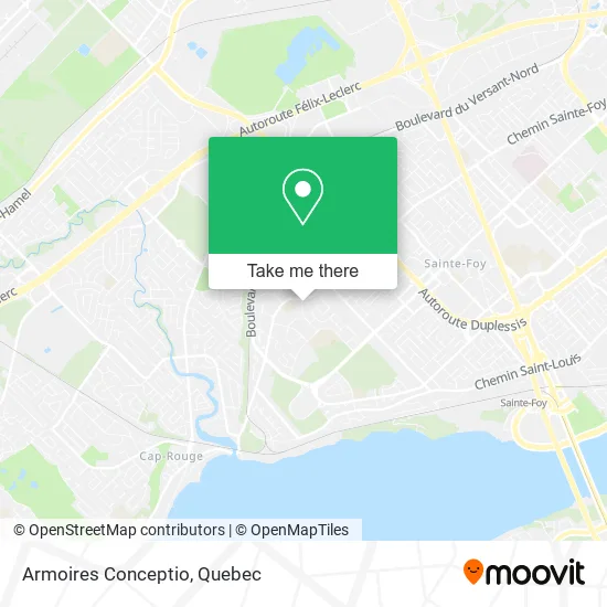 Armoires Conceptio map