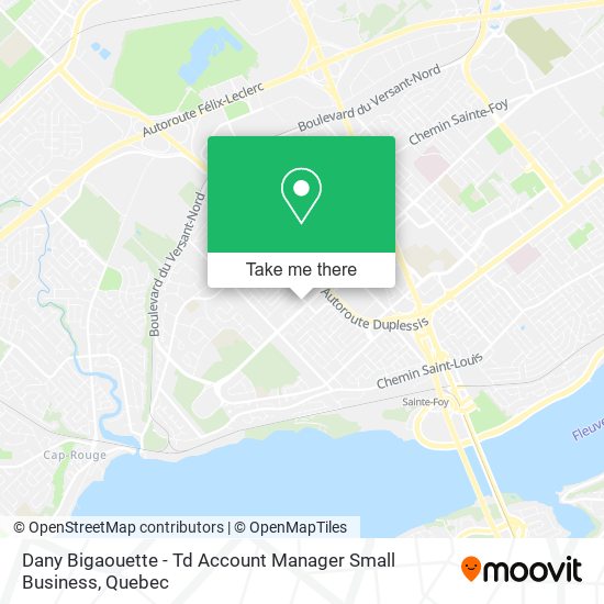 Dany Bigaouette - Td Account Manager Small Business map