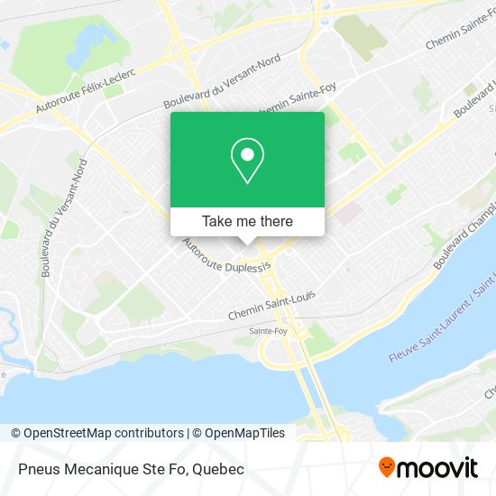 Pneus Mecanique Ste Fo map