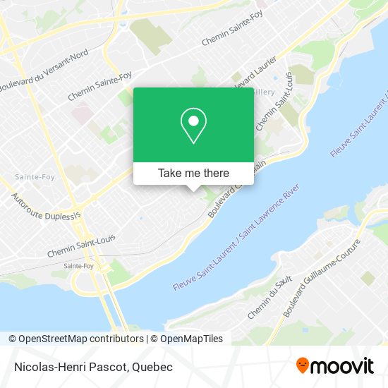 Nicolas-Henri Pascot map