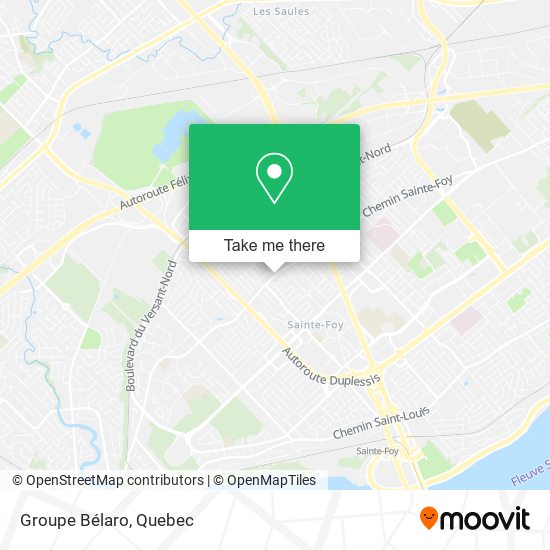 Groupe Bélaro map