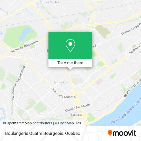 Boulangerie Quatre Bourgeois map
