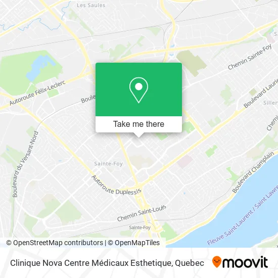 Clinique Nova Centre Médicaux Esthetique map