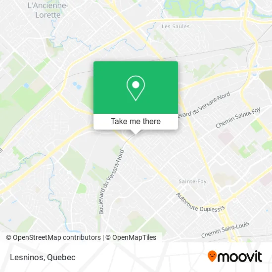 Lesninos map
