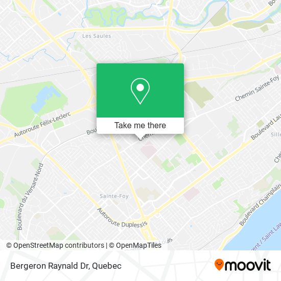 Bergeron Raynald Dr map