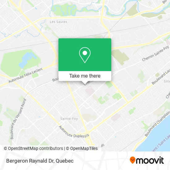 Bergeron Raynald Dr map