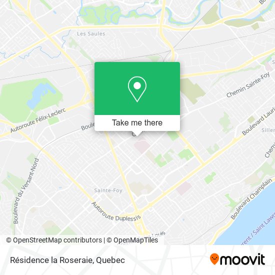 Résidence la Roseraie map