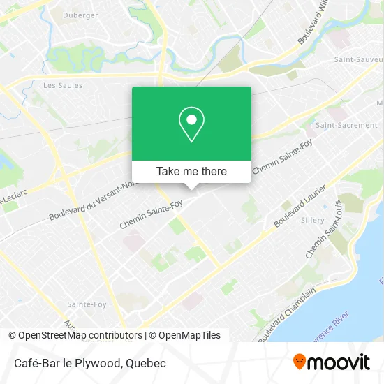 Café-Bar le Plywood map
