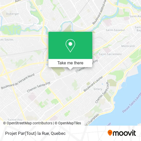 Projet Par(Tout) la Rue map