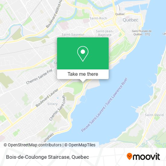 Bois-de-Coulonge Staircase map