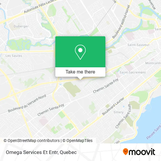 Omega Services Et Entr map
