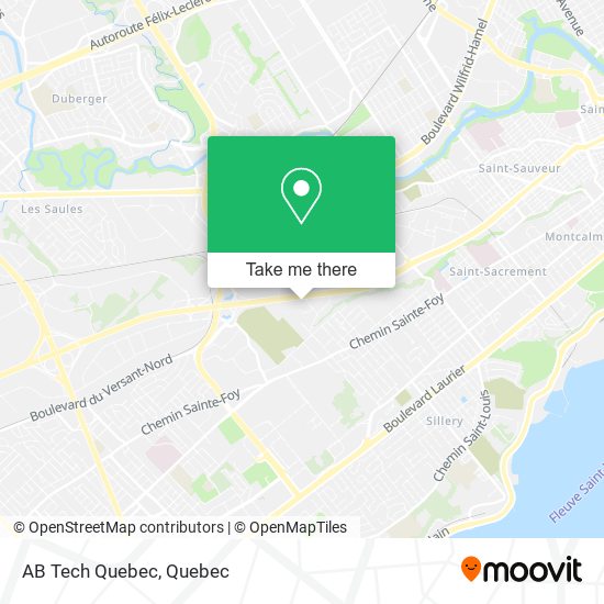 AB Tech Quebec map