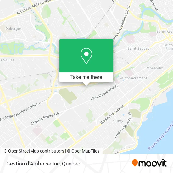 Gestion d'Amboise Inc map