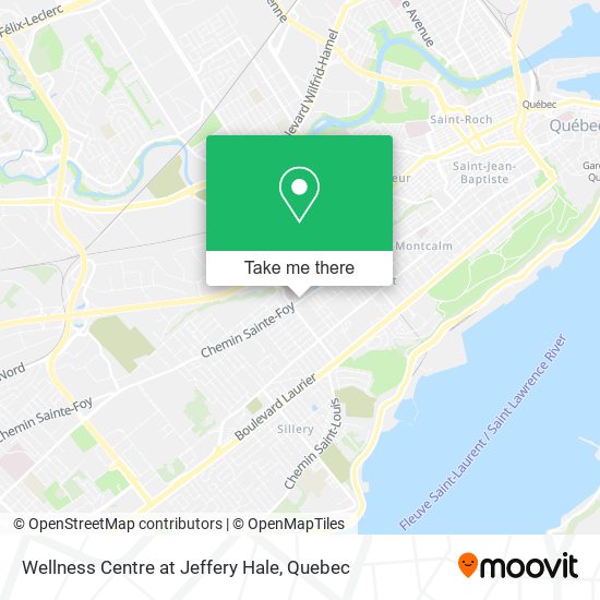Wellness Centre at Jeffery Hale map