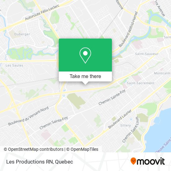 Les Productions RN map