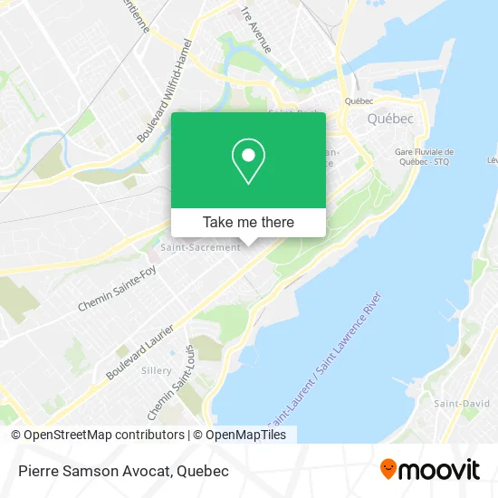 Pierre Samson Avocat map