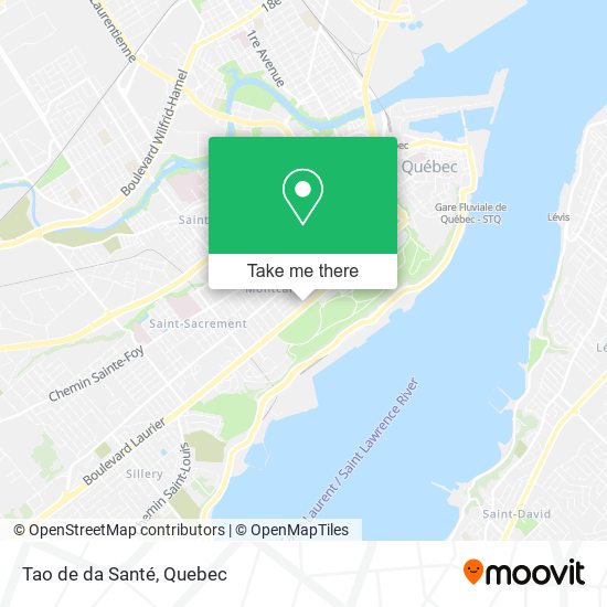 Tao de da Santé map
