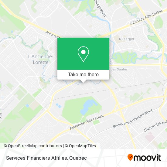 Services Financiers Affilies map