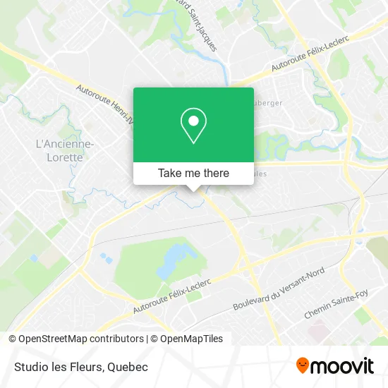 Studio les Fleurs map