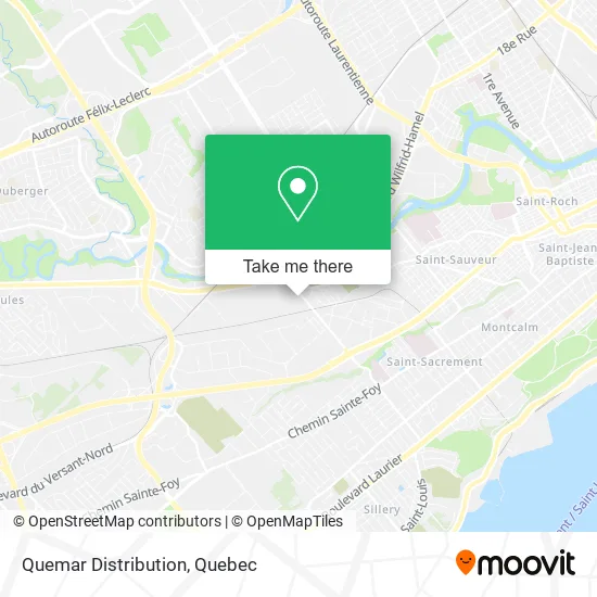 Quemar Distribution map