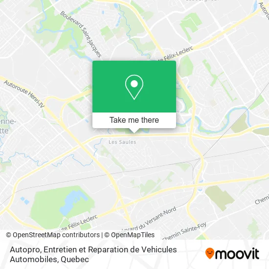 Autopro, Entretien et Reparation de Vehicules Automobiles map