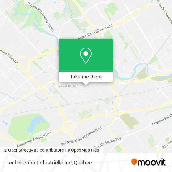 Technocolor Industrielle Inc map