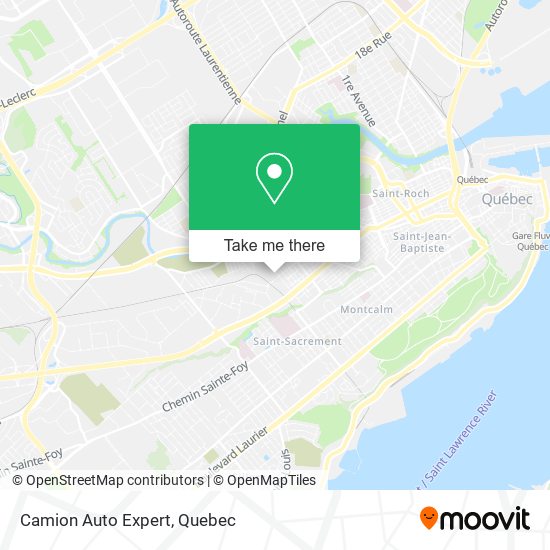 Camion Auto Expert map