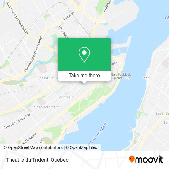 Theatre du Trident map