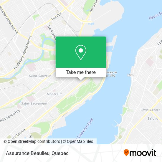 Assurance Beaulieu map