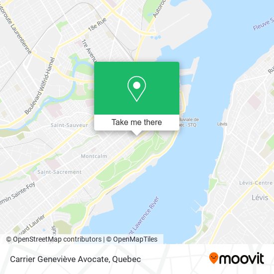Carrier Geneviève Avocate map