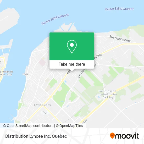 Distribution Lyncee Inc map