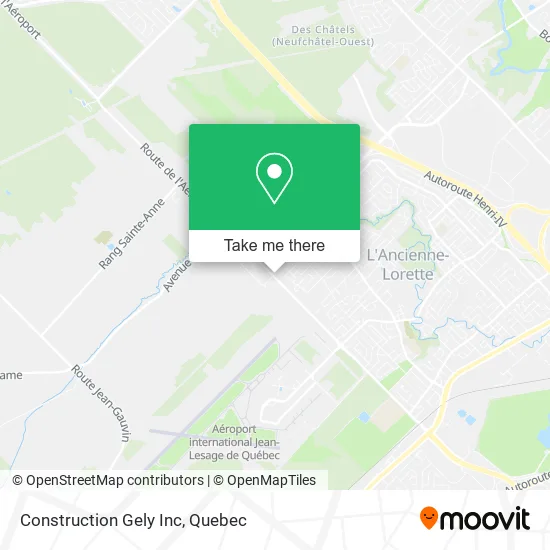 Construction Gely Inc map